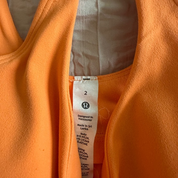 lululemon athletica Orange Tank Top - Picture 3 of 3